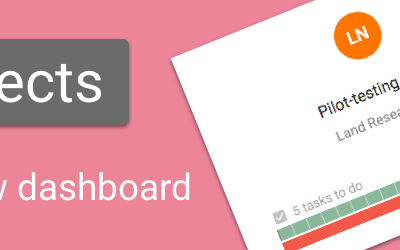 New Feature: Project Dashboard
