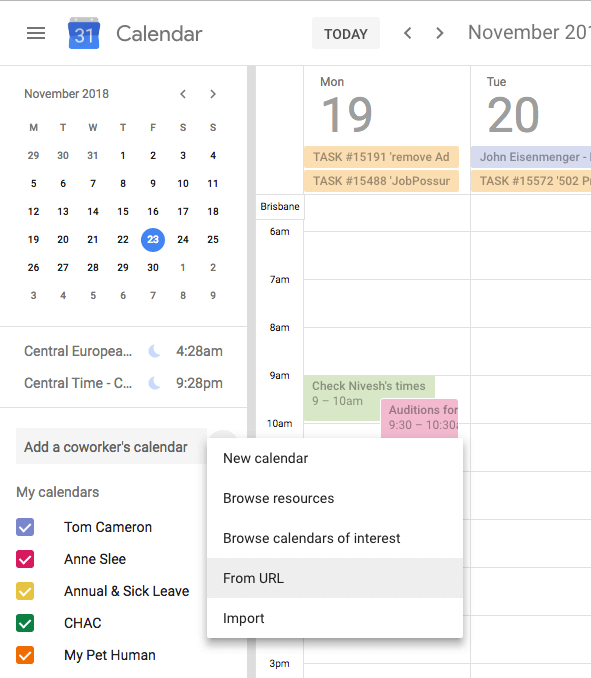 todo.vu tips Calendar Sync for Google Calendar todo.vu